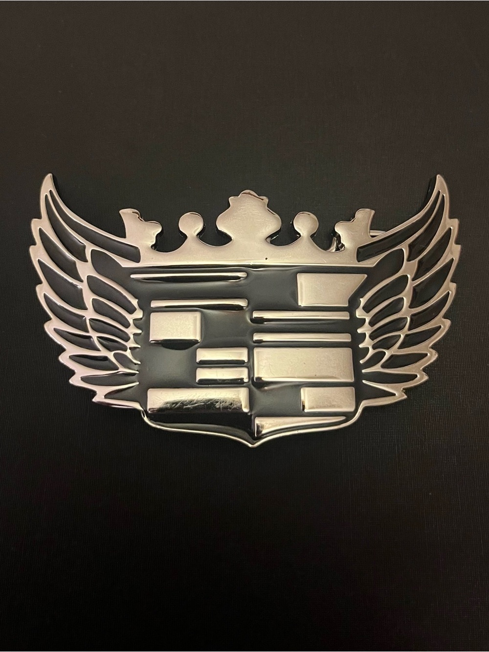 Cadillac Outkast wings silver belt buckle